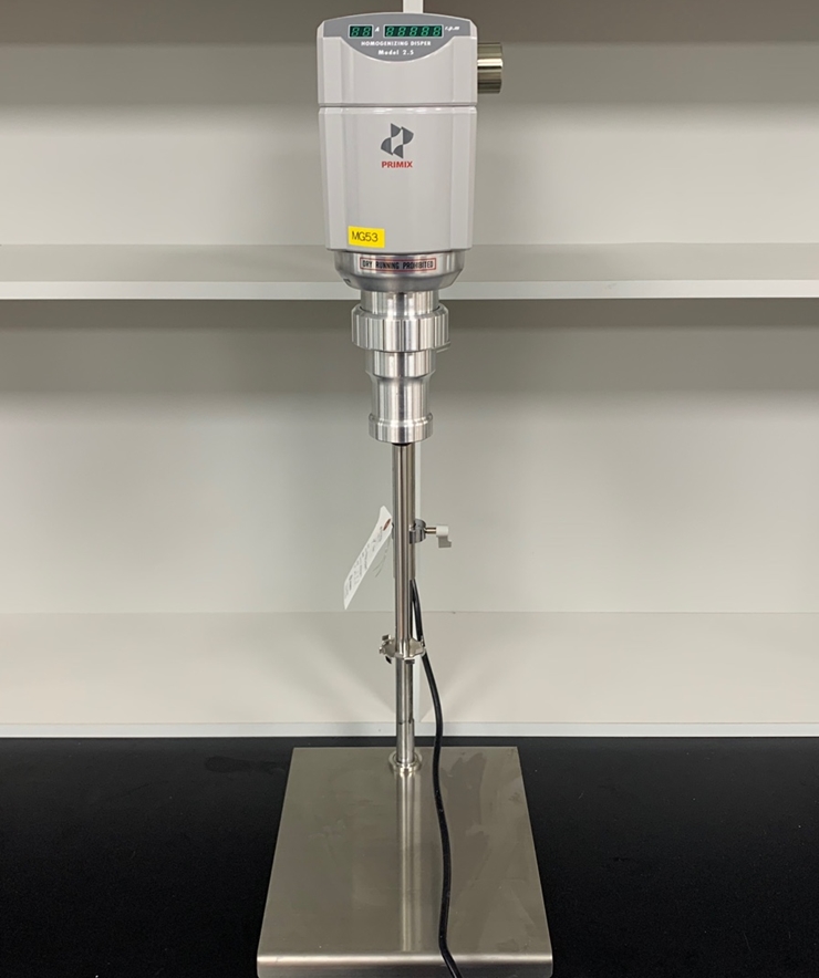Primix Machanism 중고 PRIMIX Homo Disper model 2.5 (MG53) | 바이오컨비젼