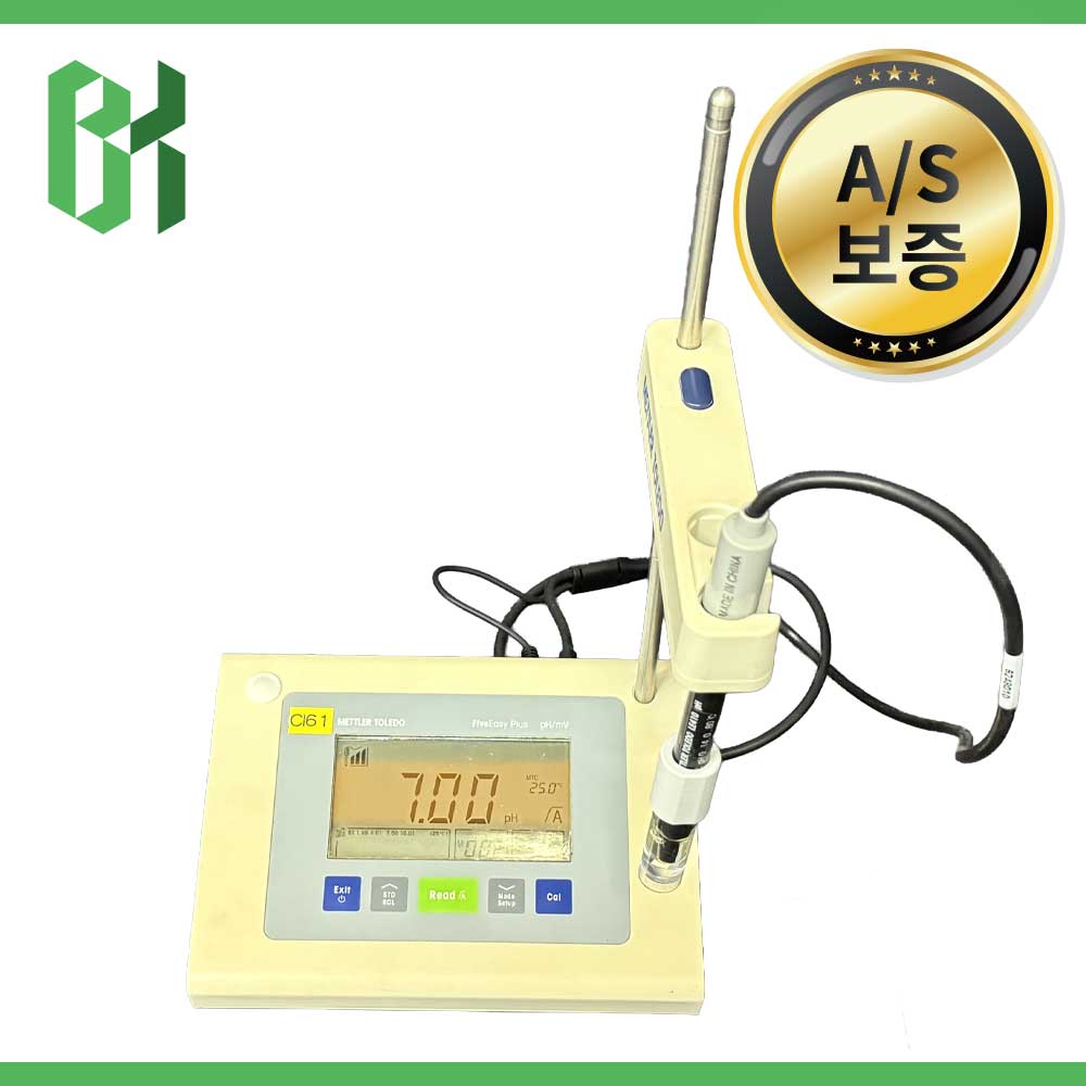 중고 Mettler-Toledo FP20 pH/mV Meter +전극 스탠드 (CI61)