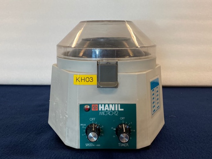 중고 한일 초소형 원심분리기 MICRO-12, 1.5ml X 12  (KH03)