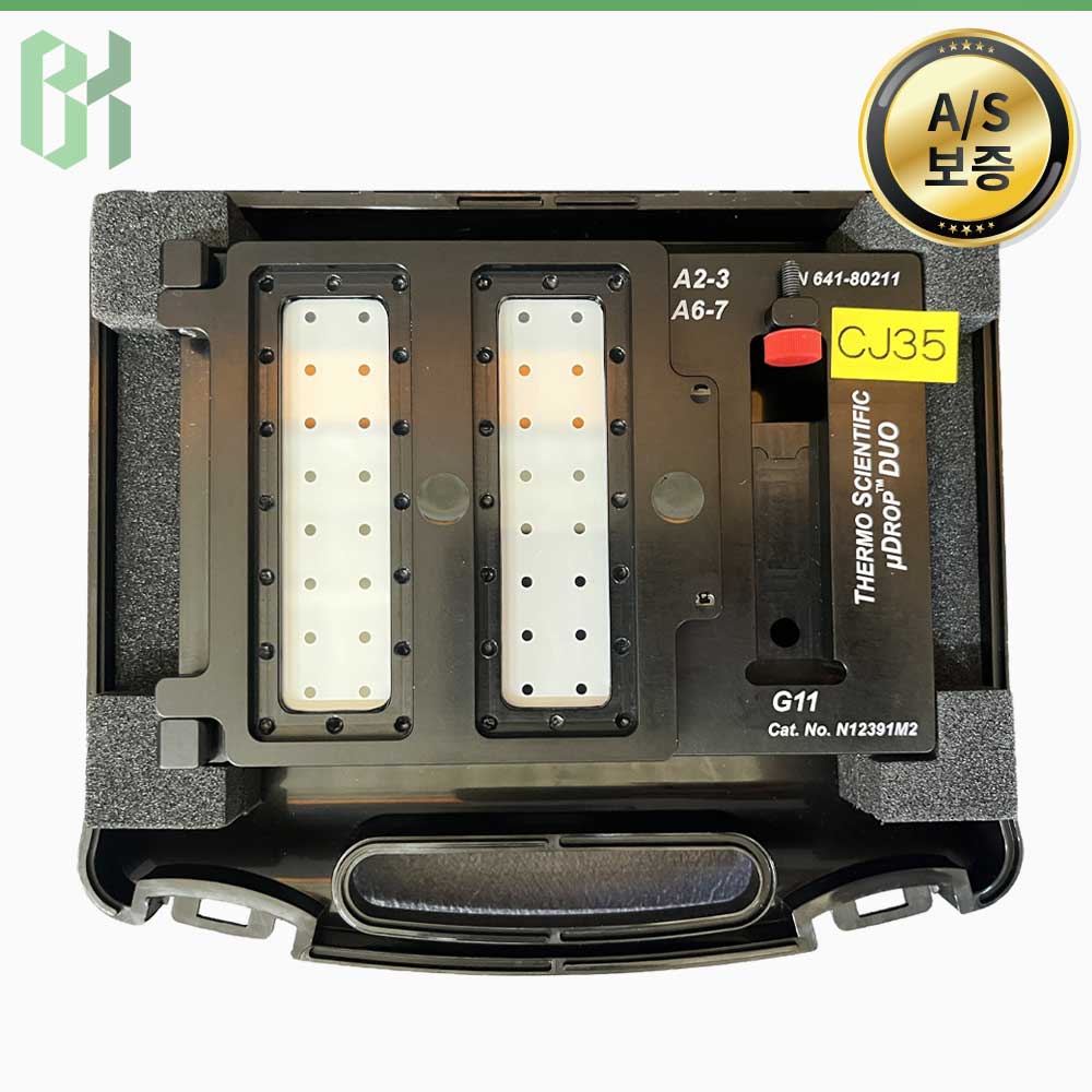 중고 Thermo N12391M2 / 마이크로볼륨 플레이트 μDrop Duo Plate / DNA/RNA 농도 측정 (CJ35)
