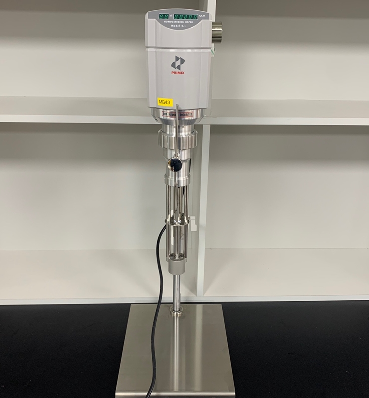 Primix Machanism 중고 PRIMIX Homo Disper model 2.5 (MG43) | 바이오컨비젼
