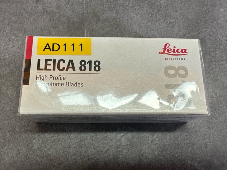 중고 Leica 818 마이크로톰 블레이드 (AD111)