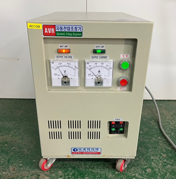 중고 자동전압조정기 MPS-202 (AD108)