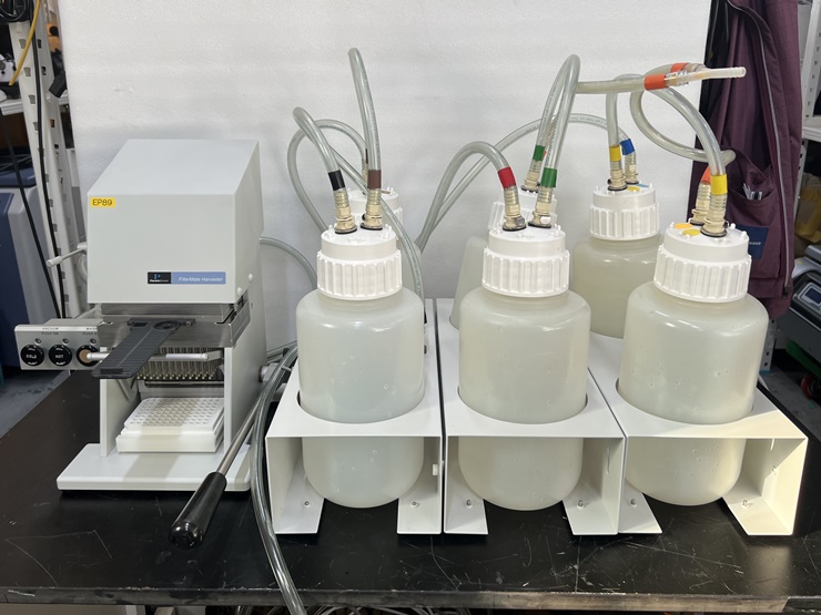 중고 PERKIN ELMER D961962 Filtermate 세포 수확기 (EP89)
