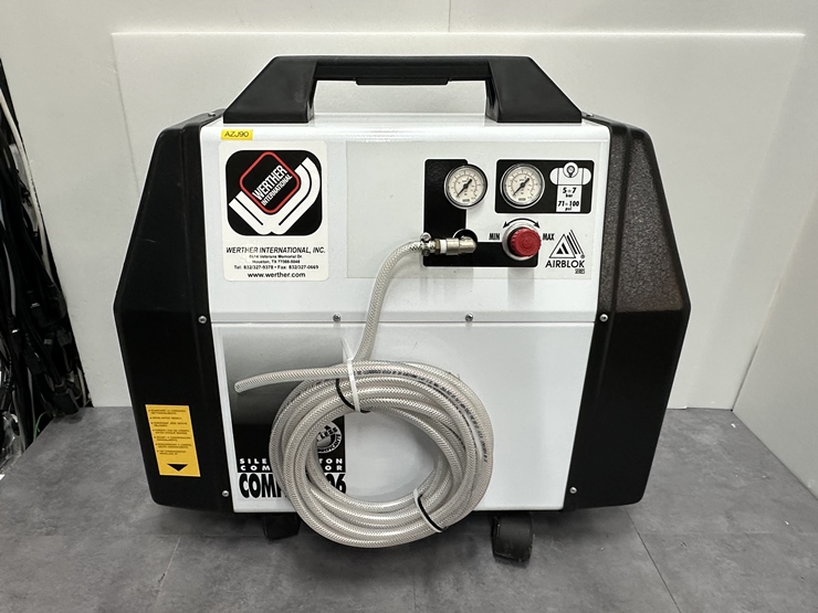 중고 Werther PC106/115V Ultra-Quiet Oilless Air Compressor (AZJ90)