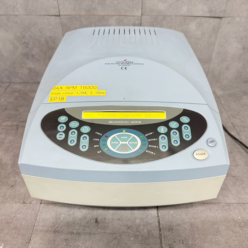 중고 비전과학 고속 냉장 원심분리기,  1.5 ml X 18 (EP18)