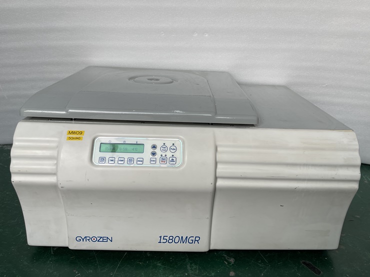 중고 자이로젠 냉동원심분리기 1580MG, 50ml X 6 (MW09)
