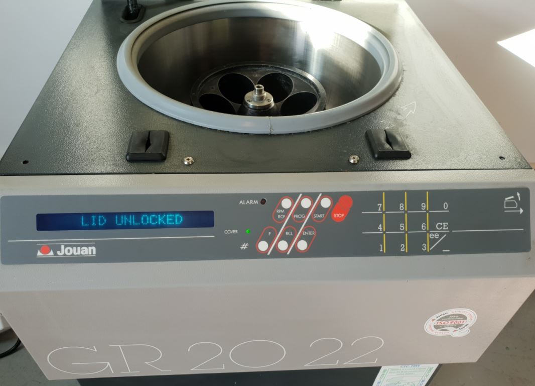 중고 Jouan 대용량 고속 냉동냉장 원심분리기