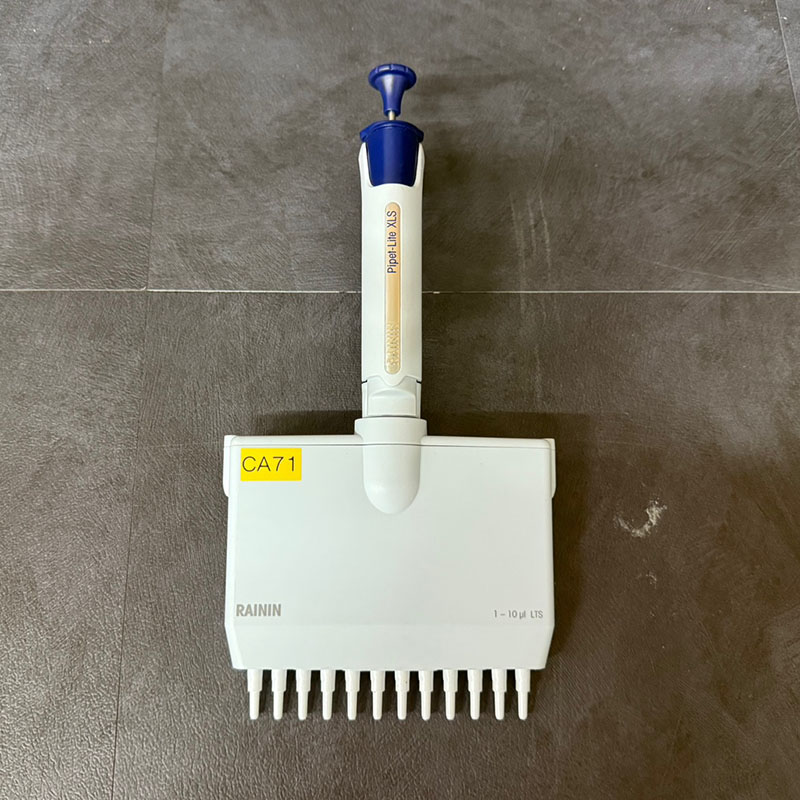 중고 RAININ Pipet-Lite XLS 12채널 멀티 피펫 / 10uL (CA71)