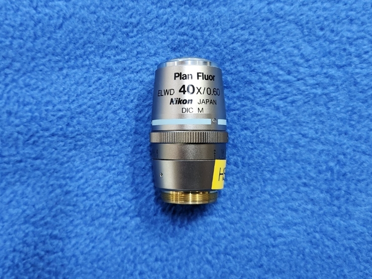 중고 니콘 Plan Fluor ELWD 40X/0.60 PH2 DM 인피니티 0-2 3.7-2.7 대물렌즈