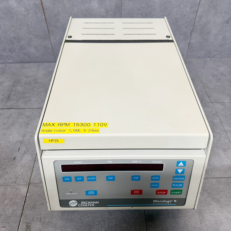 중고 Beckman Coulter Microfuge R 원심분리기, 1.5ml X 24 (HP25)
