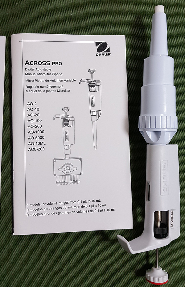 중고 Ohaus Pippet A0-10ml