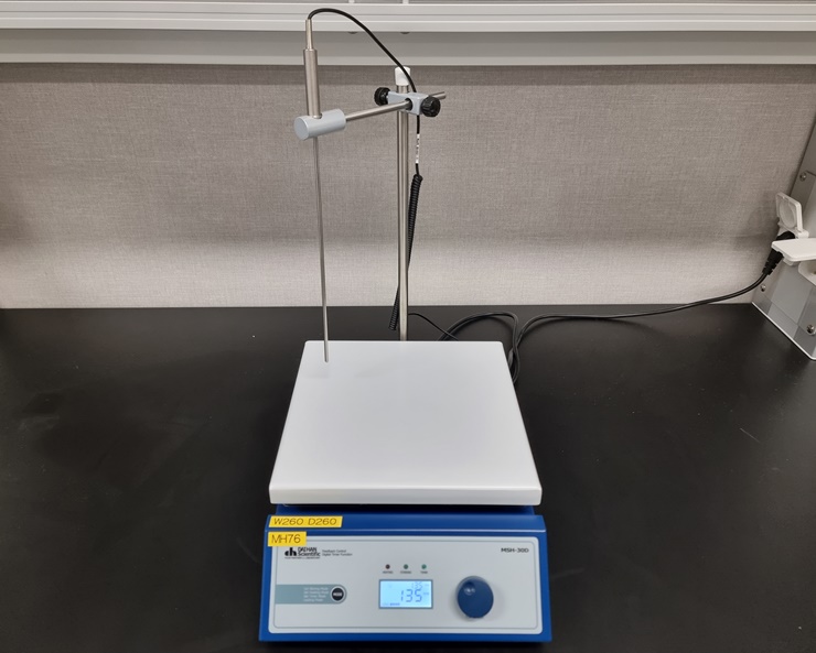 중고 DAIHAN 디지털 가열 자력 교반기 MSH-30D, 온도센스포함 (MH76)