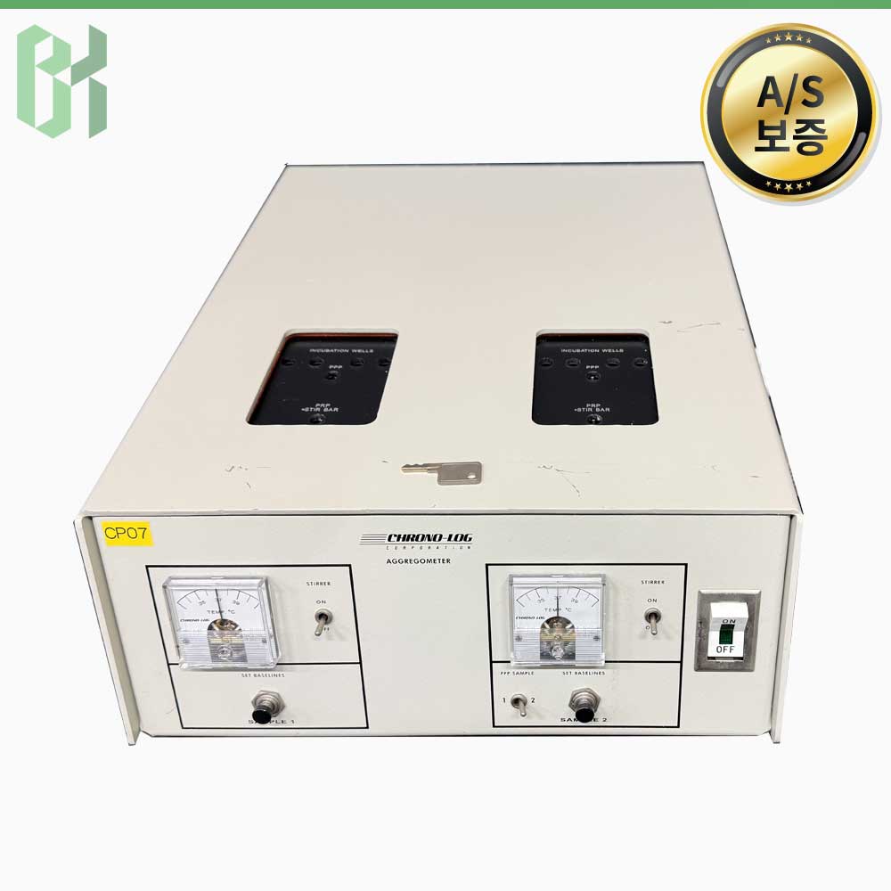 중고 Chrono-Log 490-4D / 혈소판 응집 분석기 Platelet Aggregometer (CP07)