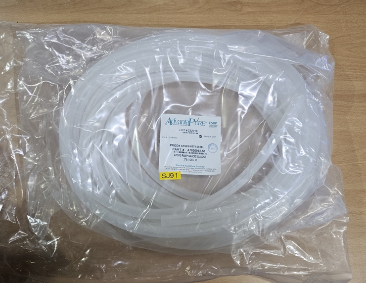 중고 AdvantaPure APSPQ-0375-0625L .375 x .625 x 50′ Tubing Spool (SJ91)