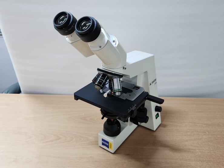 중고 ZEISS Axiolab 쌍안 생물현미경  (HS93)