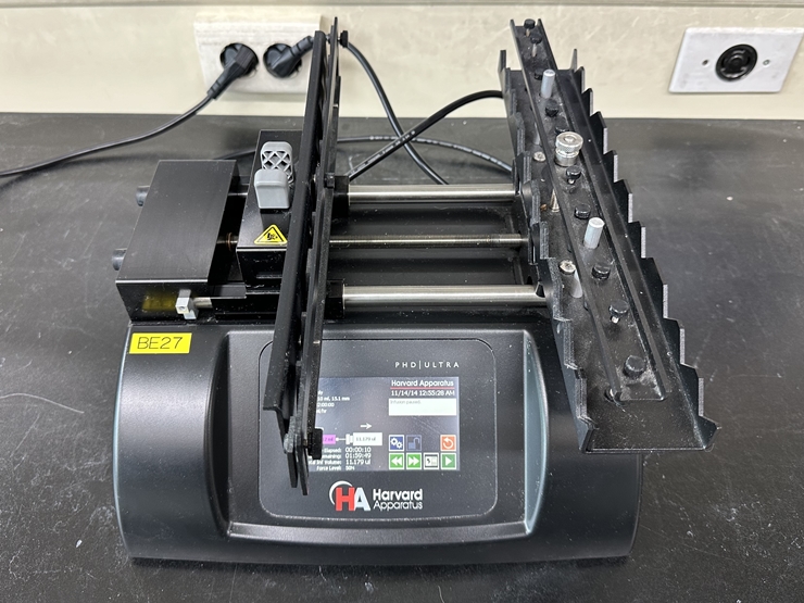 중고 Harvard Apparatus  PHD ULTRA Multi-Syringe Rack (BE27)