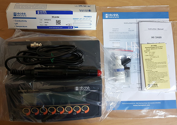 중고 Dissolved Oxygen Meter HI-2400 Hanna