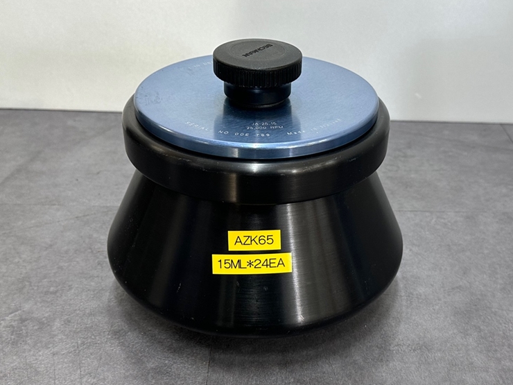 중고 Beckman JA-25.15 고정 앵글 로터, 15ml X 24 (AZK65)