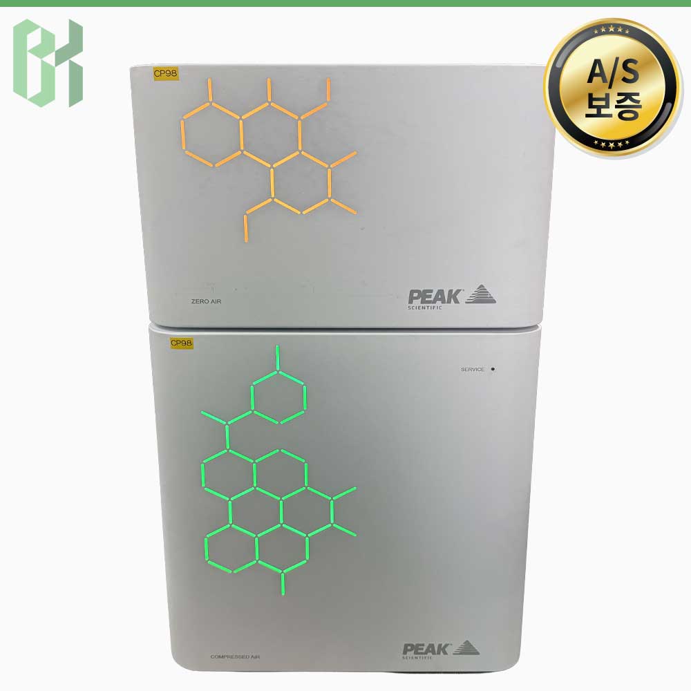 중고 Peak Scientific 7L 230V / 실험실용 고순도 공기 공급 장치 Zero Air Generator, Compressed Air Generator / 110 PSI (CP98)