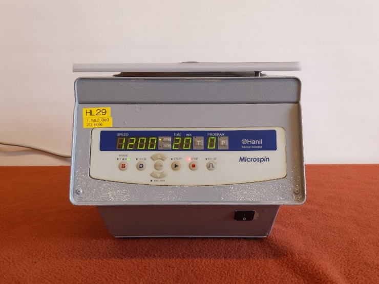 중고 HANIL MICROSPIN CENTRIFUGE 원심분리기 / 1.5&amp;2.0ml X 20 (HL29)