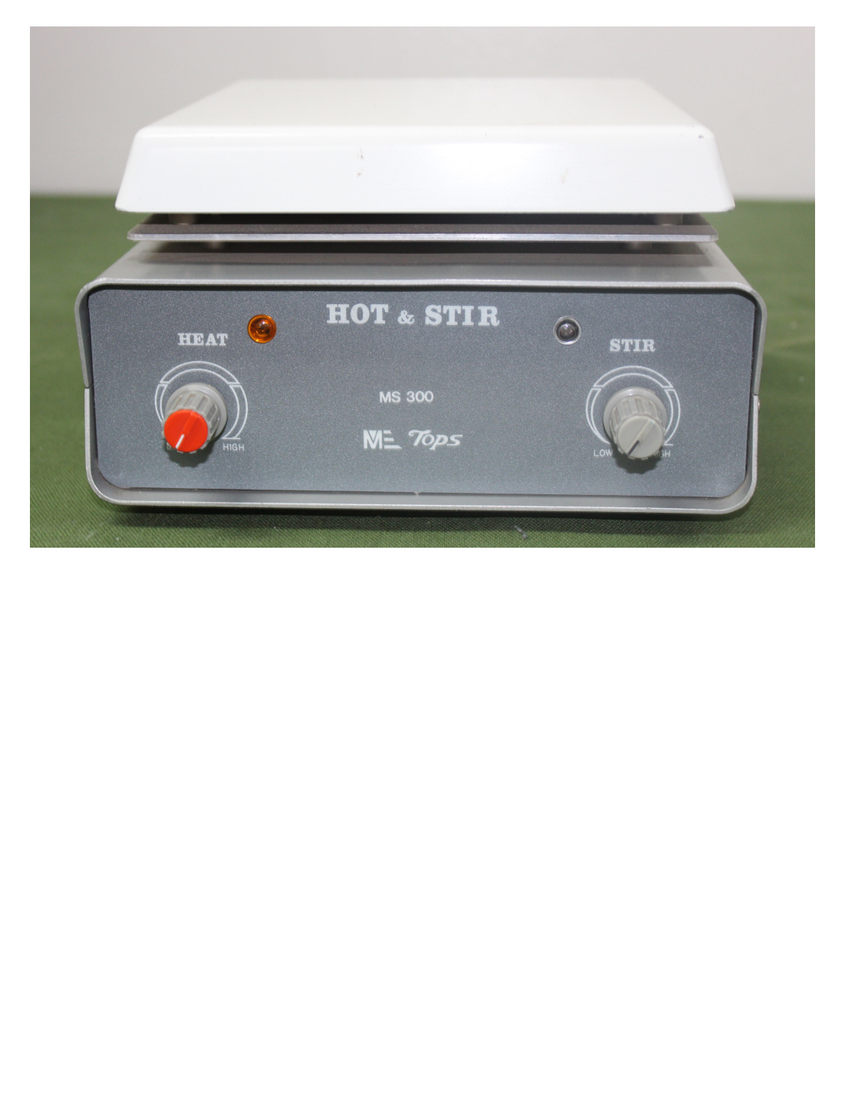 중고 엠탑스 가열교반기 MS-300 ,최대 400도