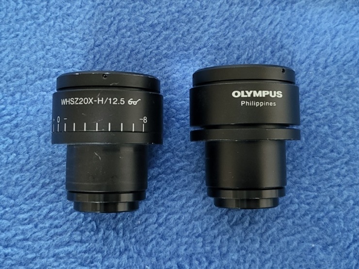 중고 Olympus WHSZ20x-H/12.5 Focusing 현미경 접이식 렌즈 (EQ88)