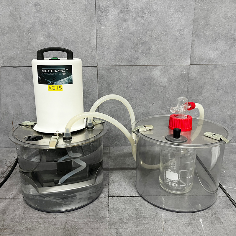 중고 LaboGene ScanVac VacSafe 15 휴대용 에너지 절약형 진공/흡인 펌프 (AQ18)
