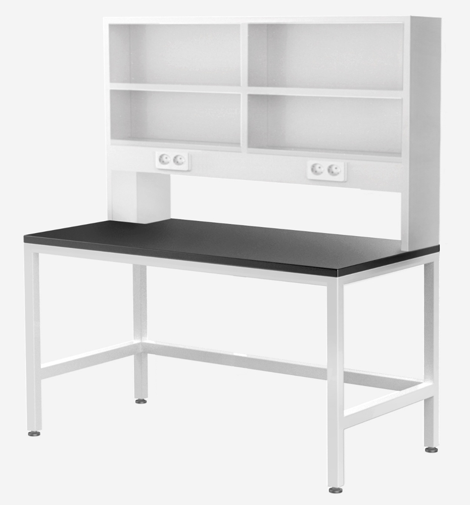 중고 K - 선반형 철재 벽면 실험대 (실속형) / KK-C1275 / w1200 x d750 x h800/1800 mm