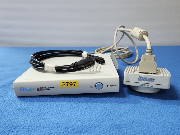 중고 Nikon Digital Sight DS-U3 + Nikon DS-Fi2 Microscope Camera (ST97)