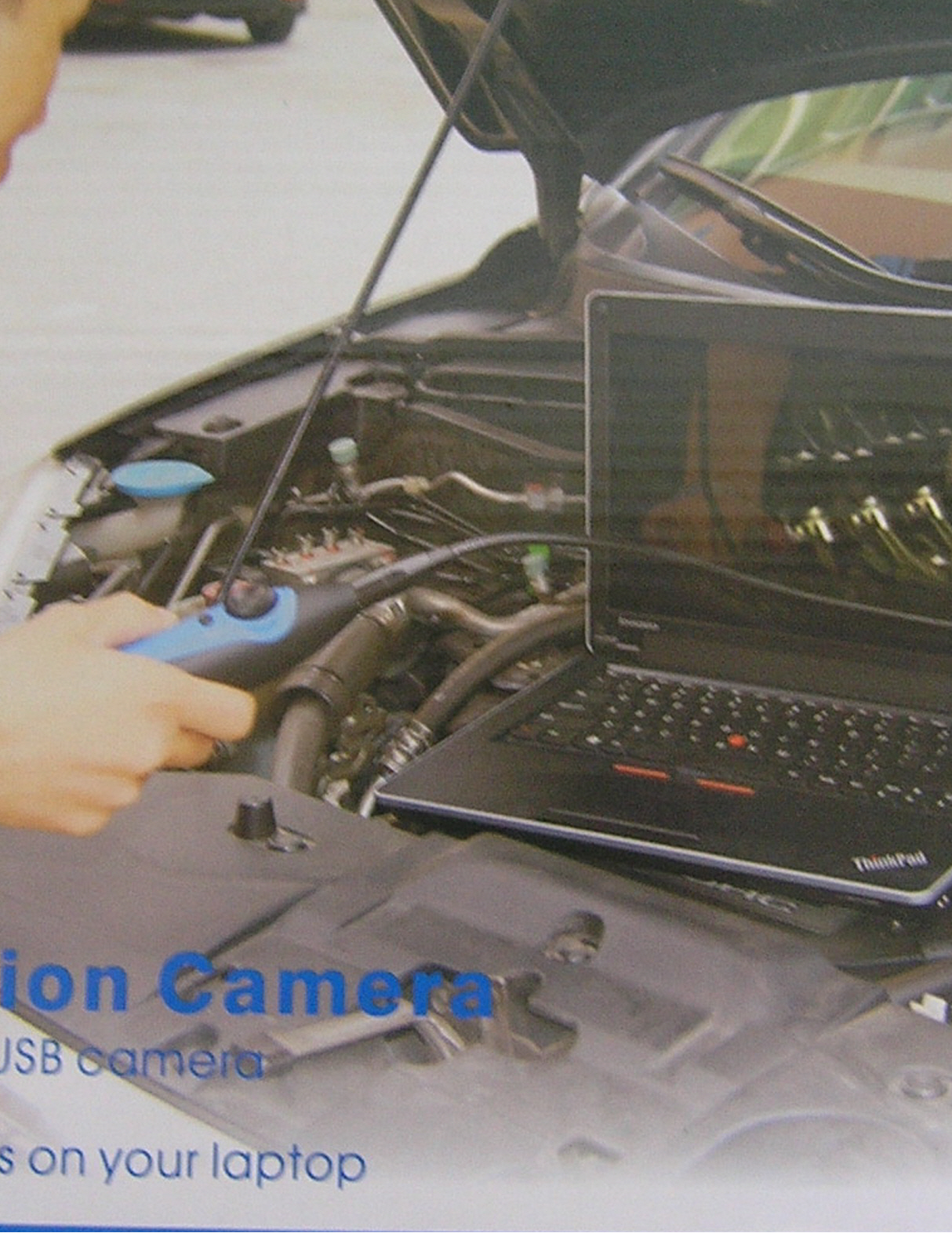 중고 7mm 내시경 현미경 / 방수타입 / USB로 연결되어 이미지 캡처가능 / 길이 830 mm / 4 LED