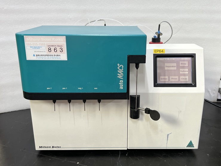 중고 Miltenyi Biotec autoMACS 003 Laboratory Magnetic Cell Separator (EP64)