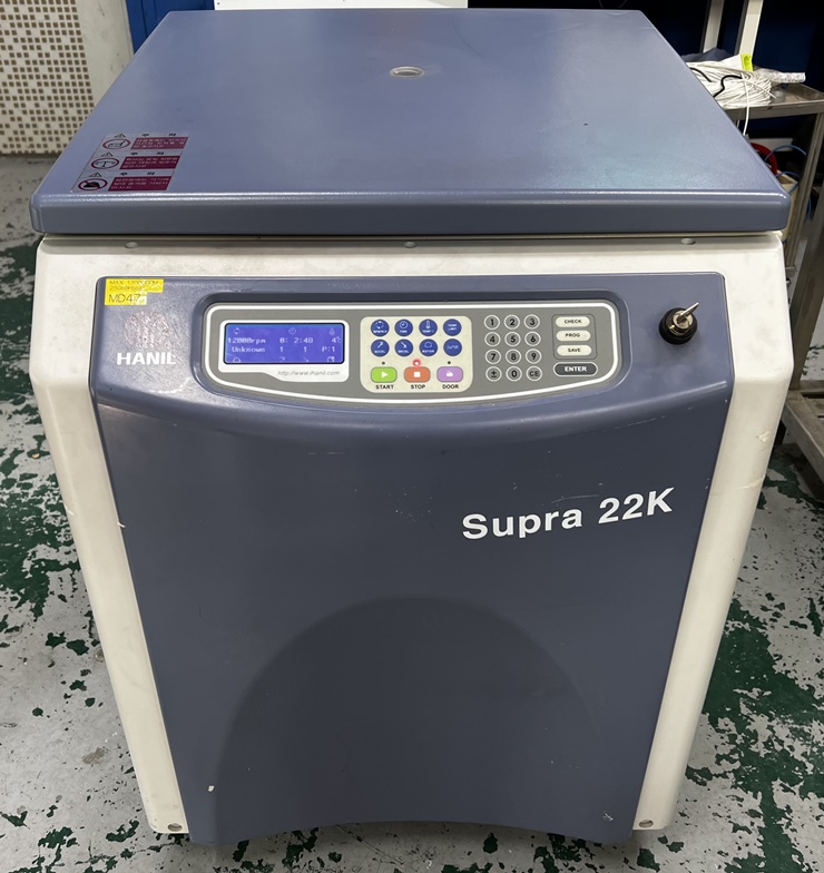 중고 한일 원심분리기 Supra R22 고속 냉장 Centrifuge, 50ml X 8 (MD47)