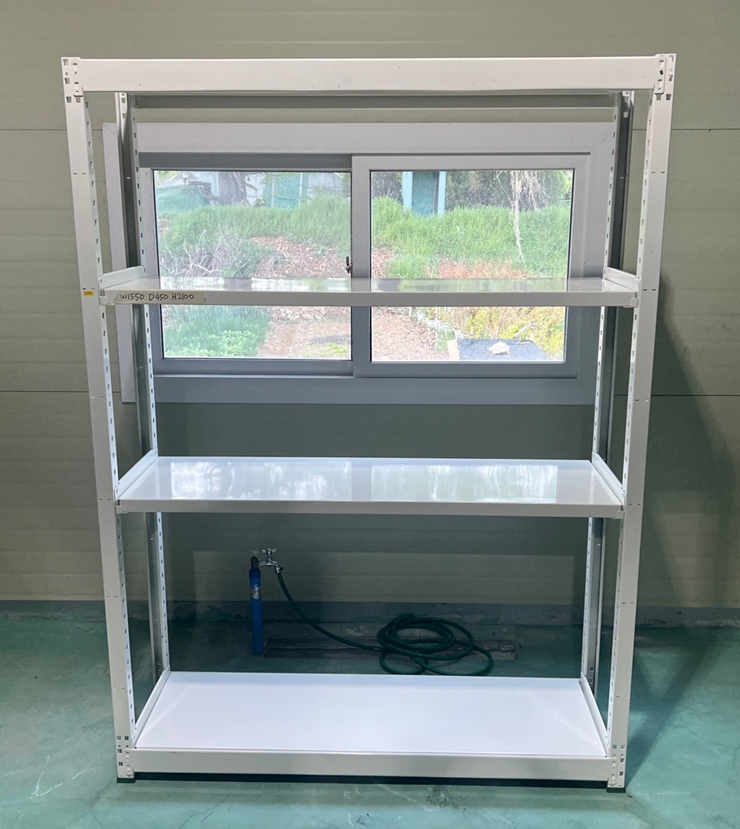 중고 철재 3단 선반 w 1550 X d 450 x h 2100 (ZC54)