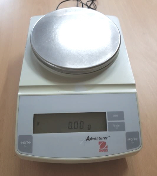 중고 전자저울, OHAUS AVENTURE ARB120, 2100g, 0.01g