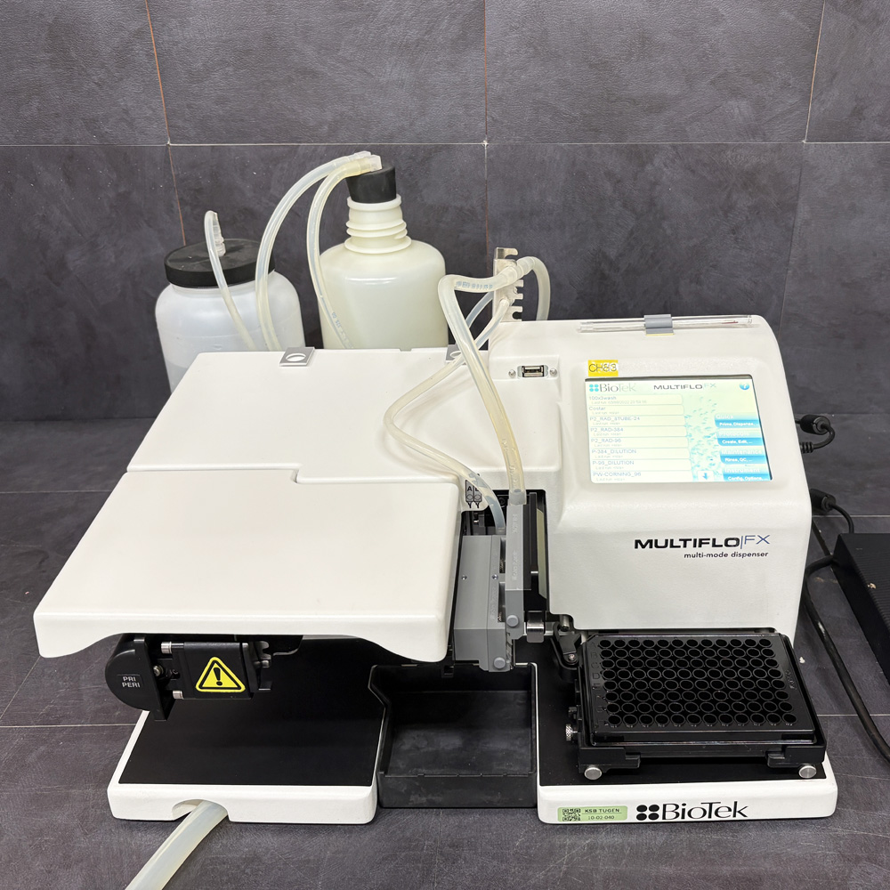중고 BioTek(Agilent) MultiFlo FX Multi-Mode Dispenser 마이크로플레이트 워셔 (CH83)