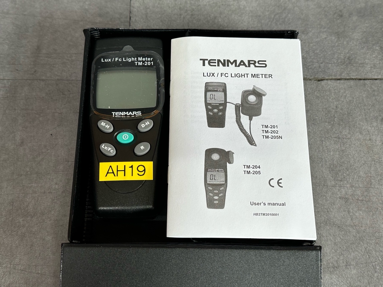 중고 TENMARS 디지털 조도계 TM-201 (AH19)
