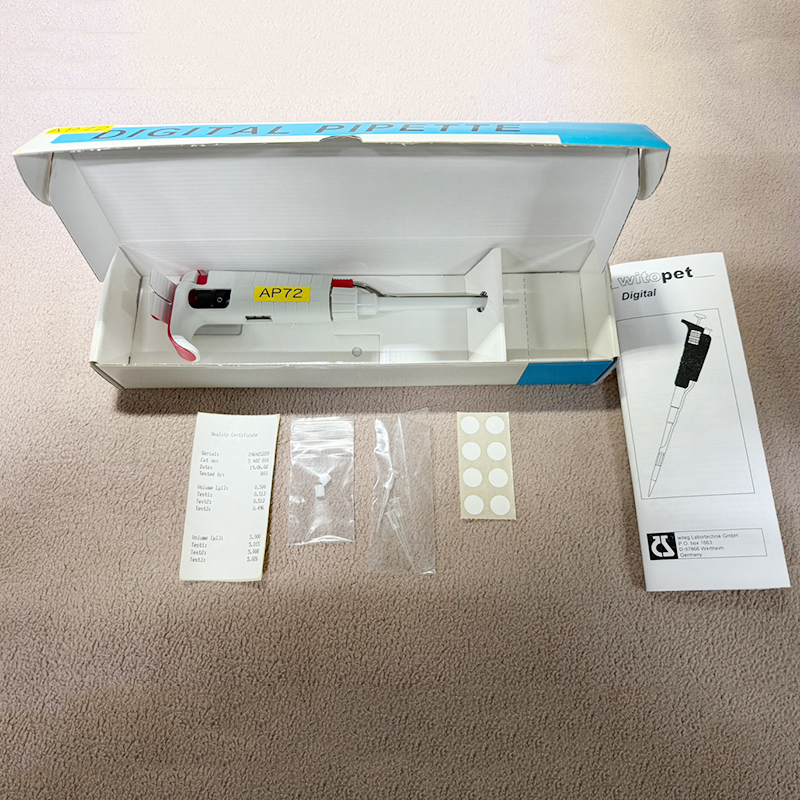 중고 프랑스 Whitopet Digital 피펫 0.5~10uL (AP72)
