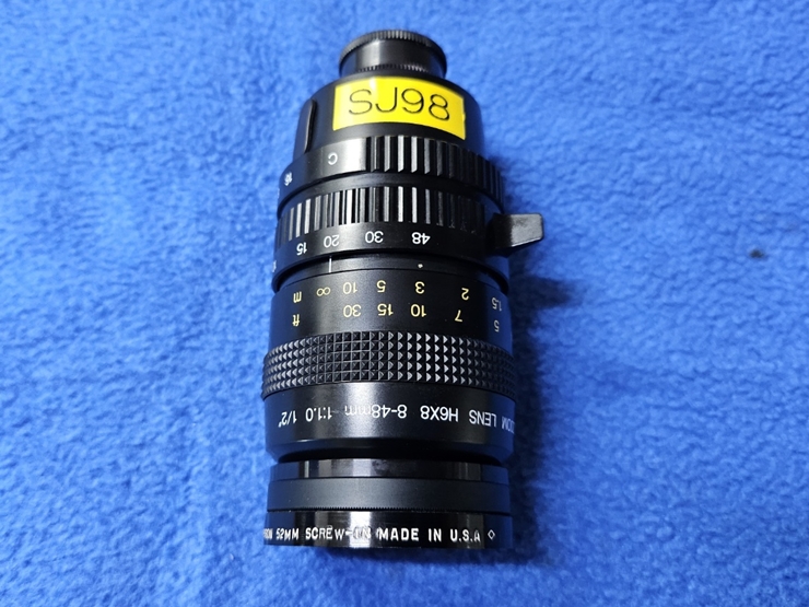 중고 RAINBOW TV ZOOM LENS H6X8 8-48mm (SJ98)