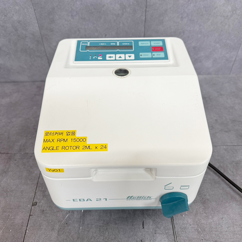 중고 독일 Hettich EBA 21 원심분리기,  2 ml X 24 (YV01)