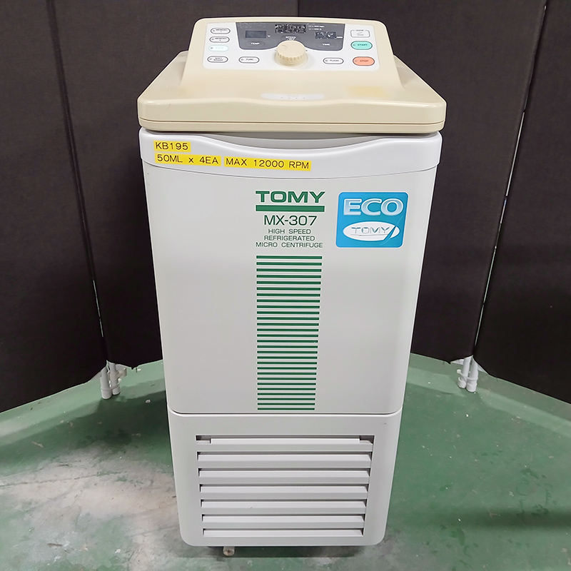 중고 TOMY KOGYO 고속 냉각 원심분리기 MX-307, 50mL &amp; 15mL (KB195)