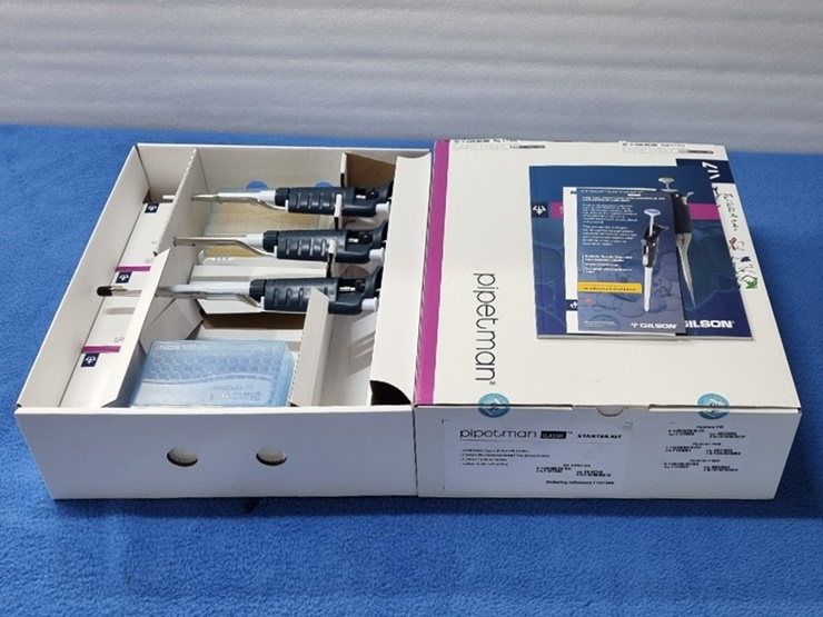 중고 GILSON 마이크로 피펫 PIPETMAN P20, P200, P1000