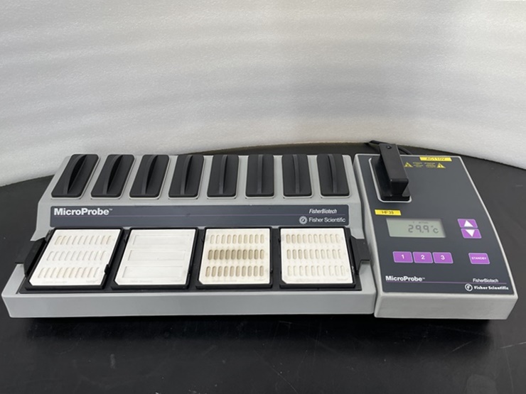 중고 Fisher Scientific Biotech Microprobe 수동 염색기 (HF39)