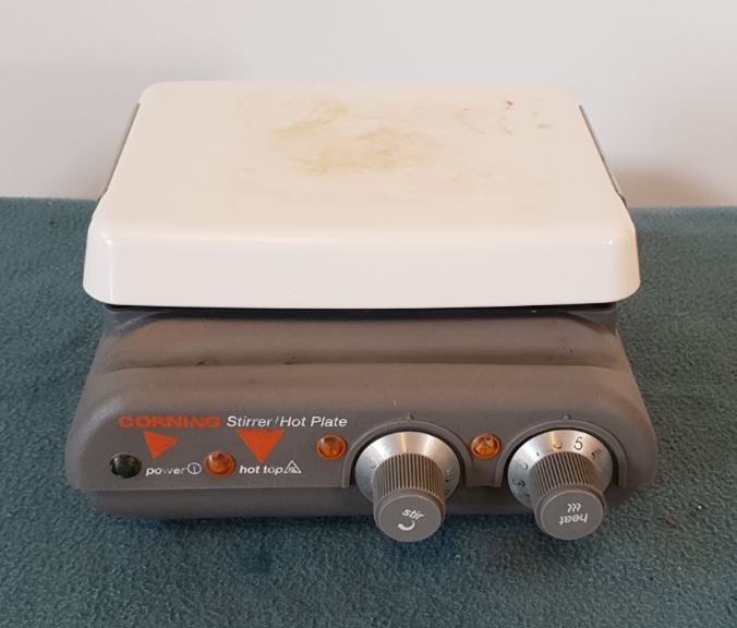 중고 CORNING 가열 교반기 200 x 150