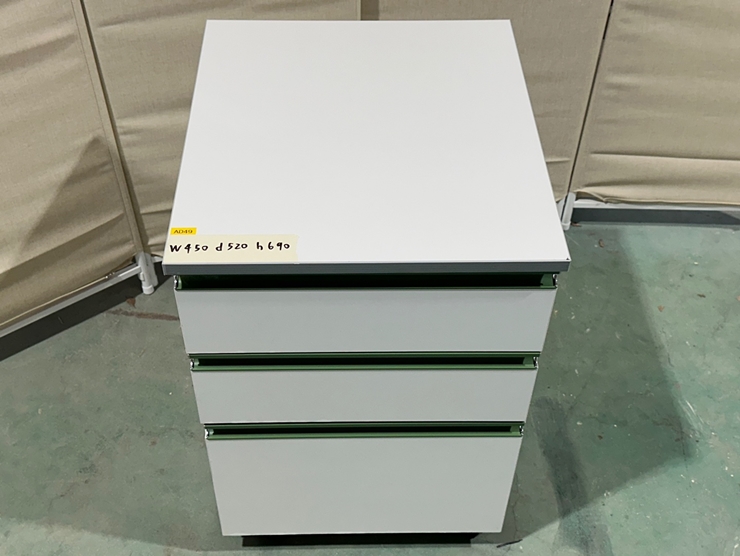 중고 3단 이동 서랍장 W450 (AD49)