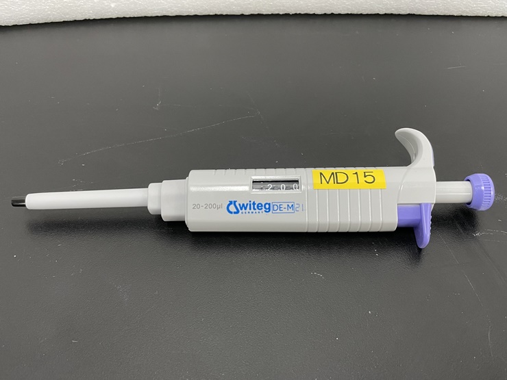 중고 마이크로리터 피펫 Single Channel Pipette, 200ul (MD15)