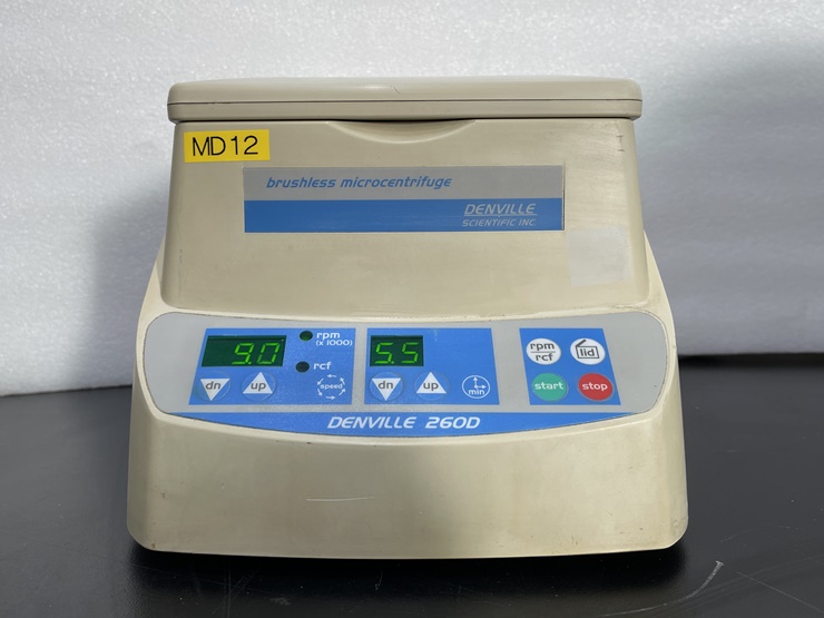 중고 Denville Scientific 260D 미세원심분리기, 1.5ml X 18 (MD12)