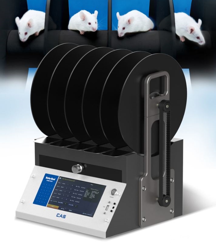 중고 동물실험장비 CAS Rota-Rod 강제운동장치 CASK-01M (AT04)