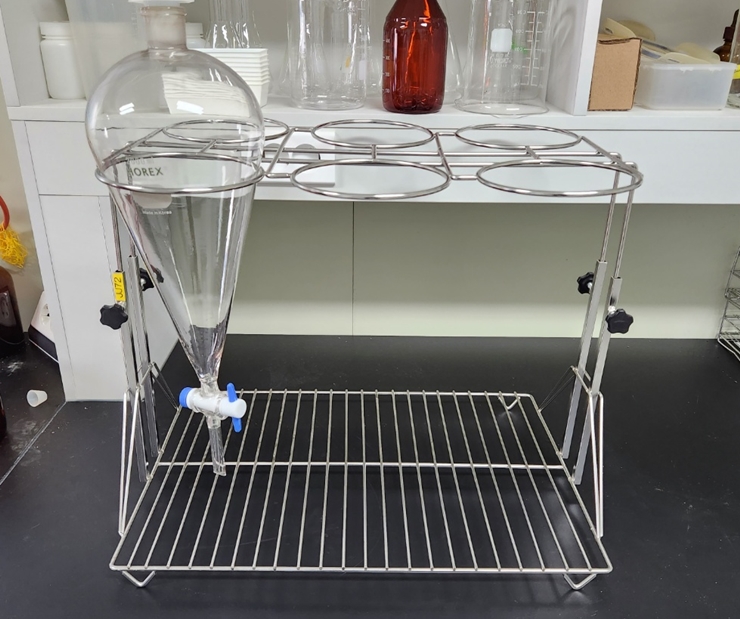 중고 2리터용 스테인리스 초자 건조대 (JJ72)