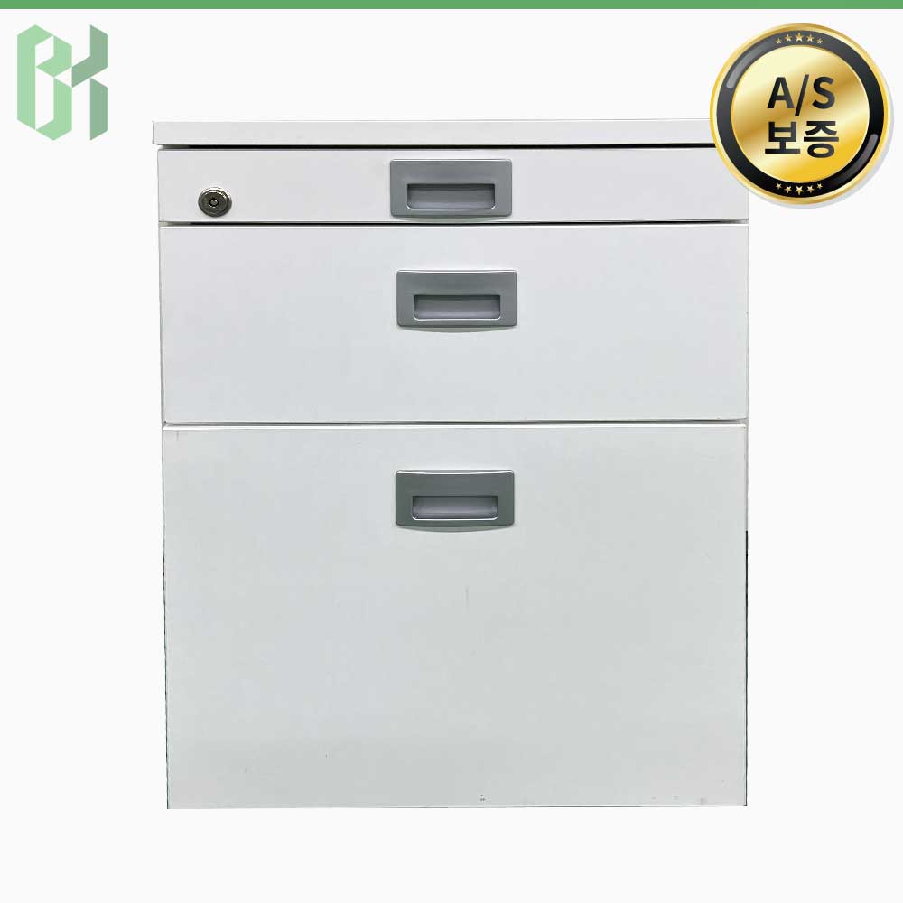 중고 이동식 실험실 서랍 캐비닛 3단 Lab Drawer Cabinet (CK68)
